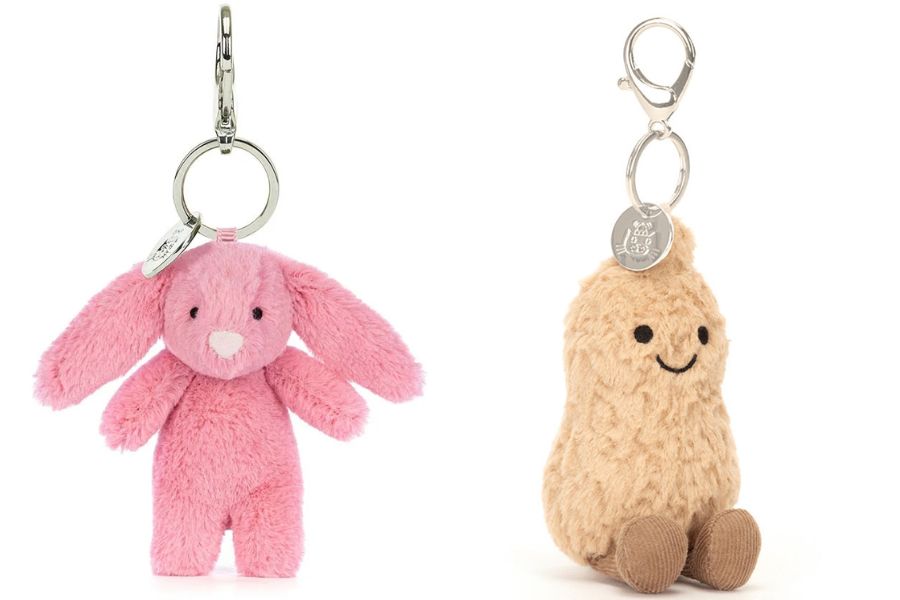 Bag charm trend Jellycat hình thỏ đáng yêu