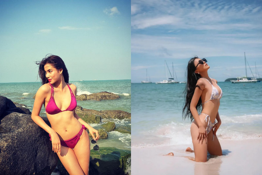 Cách tạo dáng chụp ảnh bikini ở biển