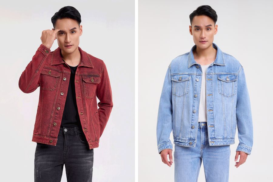 Áo khoác denim nam jacket