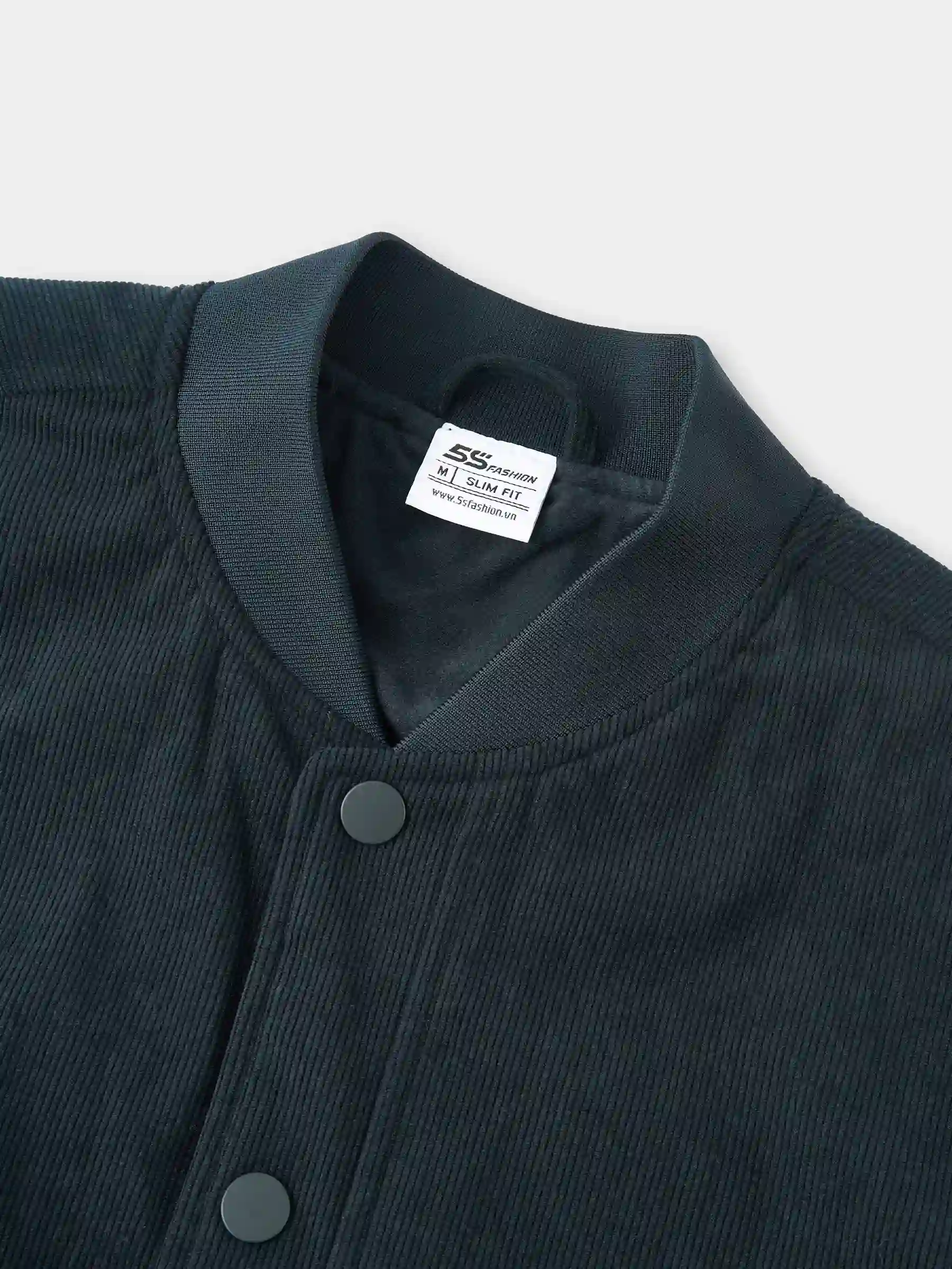 Áo Khoác Bomber Nam 5S Fashion Nỉ Nhung Phom Slimfit M0AKB25009