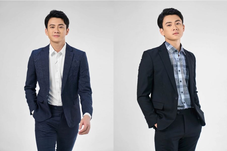 Khách hàng chọn mua vest tại cửa hàng Owen