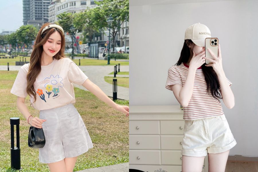 áo phông và quần short