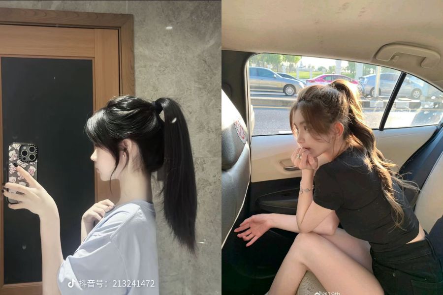 Kiểu tóc này khoe trọn đường xương quai hàm quyến rũ và chiếc cổ thanh tú