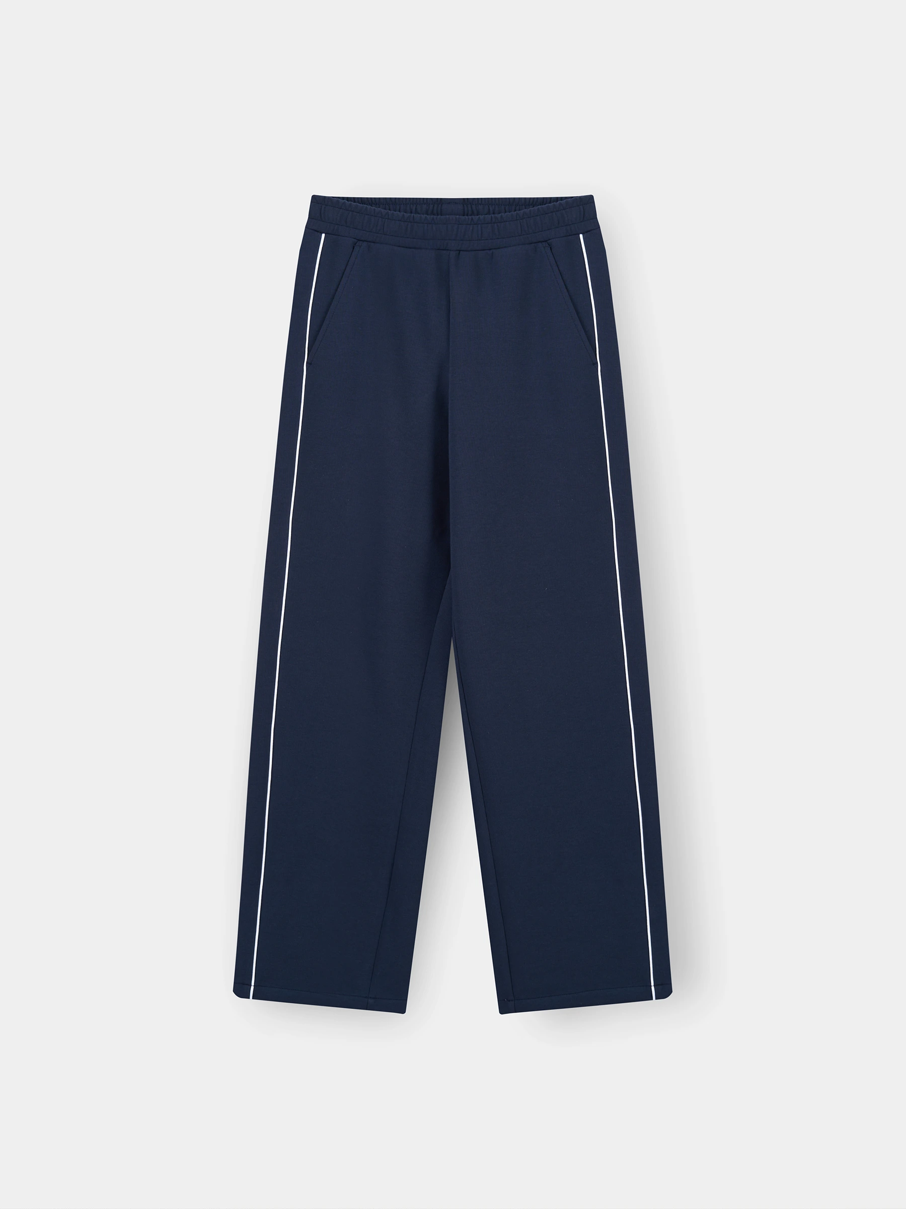 Quần Nỉ Nữ Phối Line 5S Fashion Phom Regular WBAKN25006