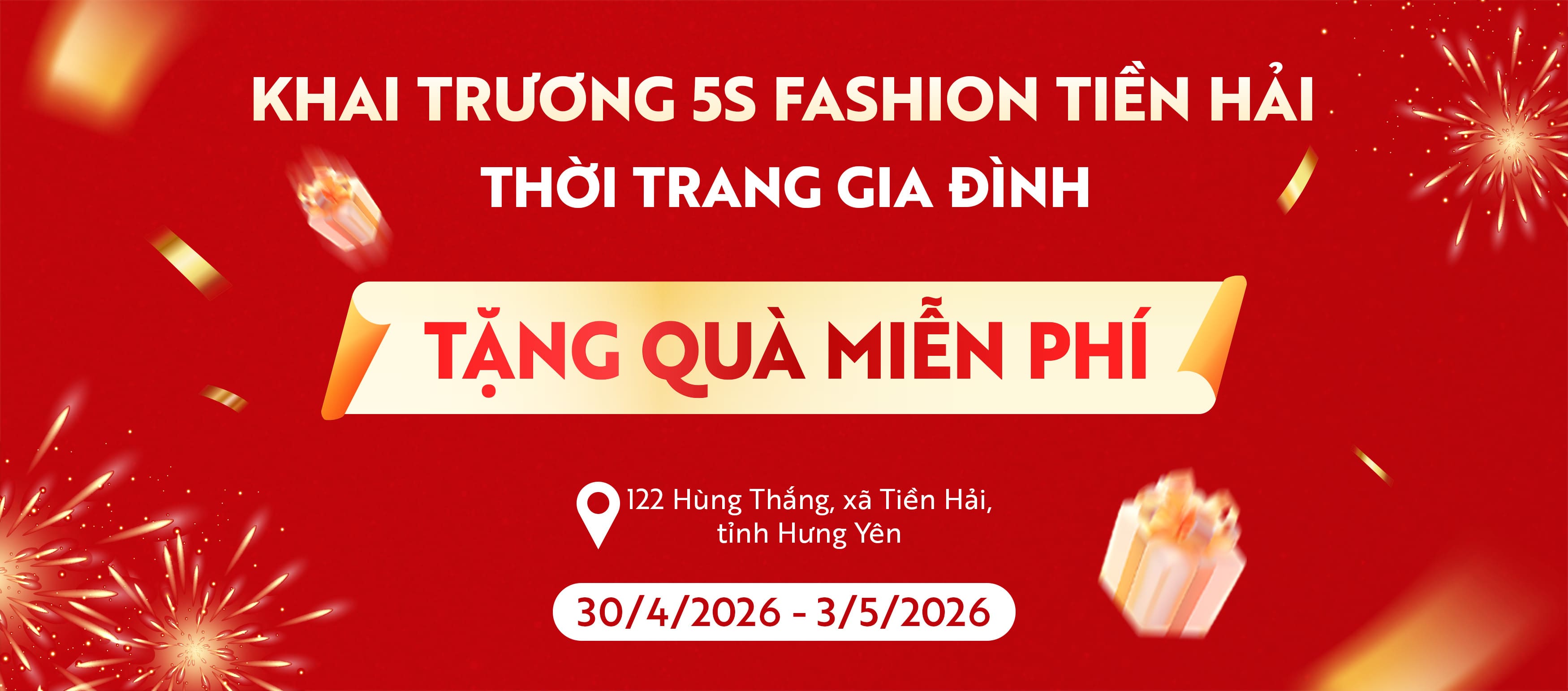 Khai trương 5S Fashion TIền Hải
