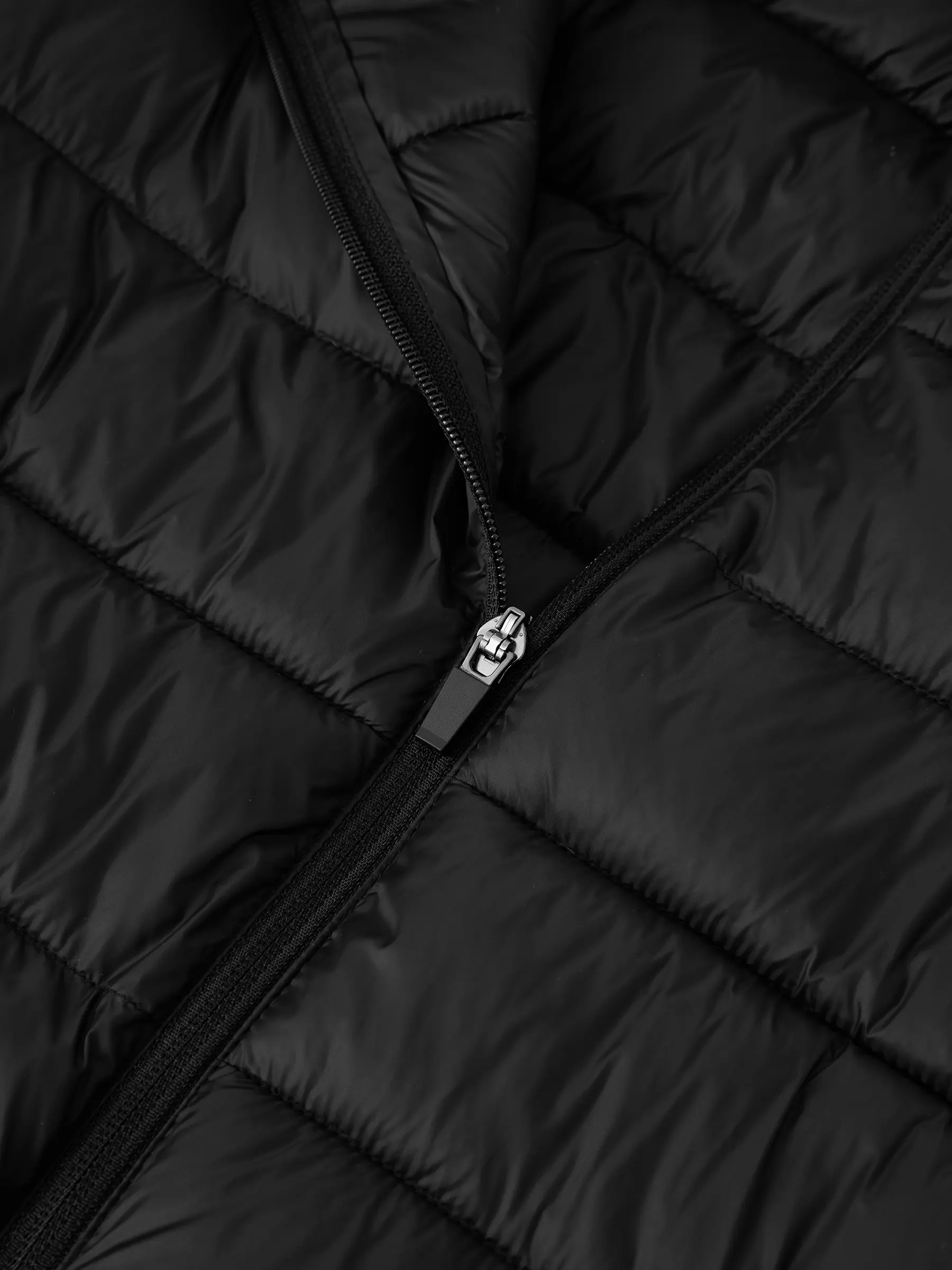 Áo Khoác Phao Nam Siêu Nhẹ Air-PUFFER HEATLOCK 5S FASHION Mũ Tháo Rời M0APH25011
