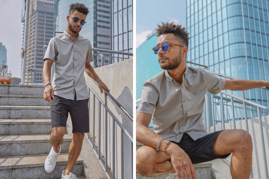 Quần short âu Icondenim thiết kế tiện dụng, tinh tế, gọn gàng và lịch sự