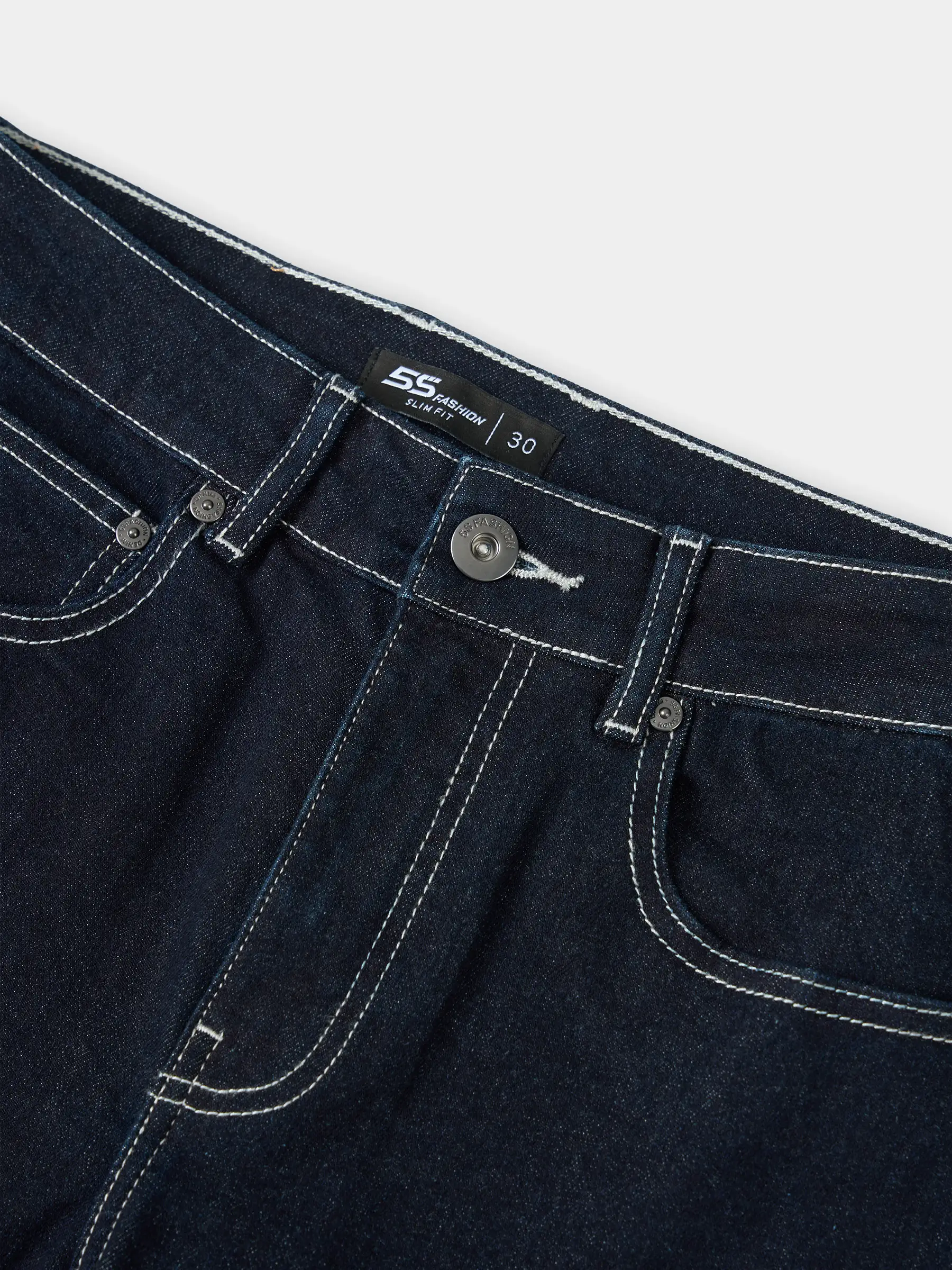 Quần Jean Nam 5S Fashion Chất Mềm Mịn Phom Slimfit M0QJE25012