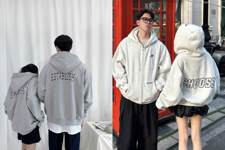 Áo khoác nỉ hoodie nữ