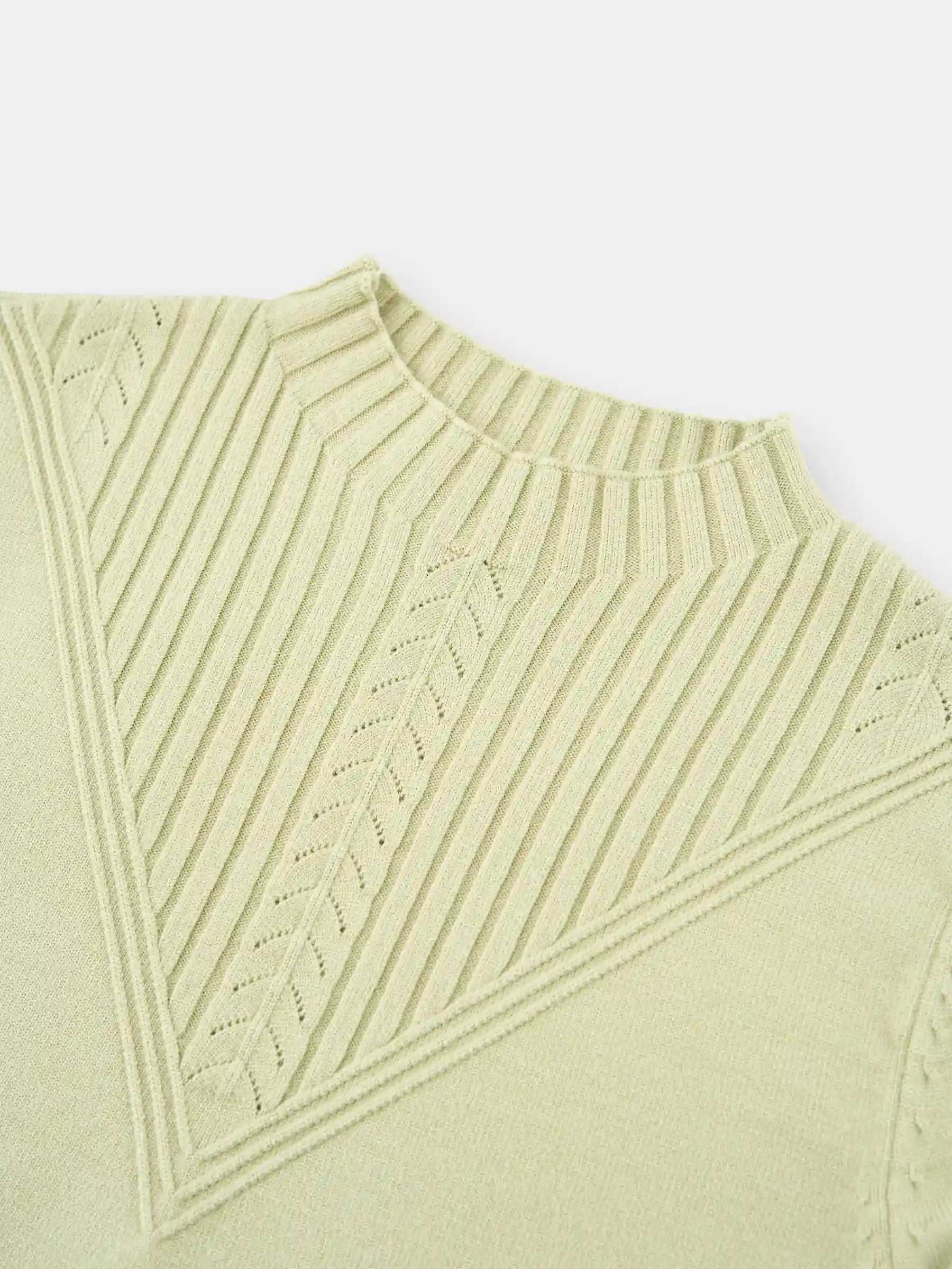 Áo Len Nữ Cổ 5 Phân 5S Fashion Dệt Họa Tiết W0ALE25002