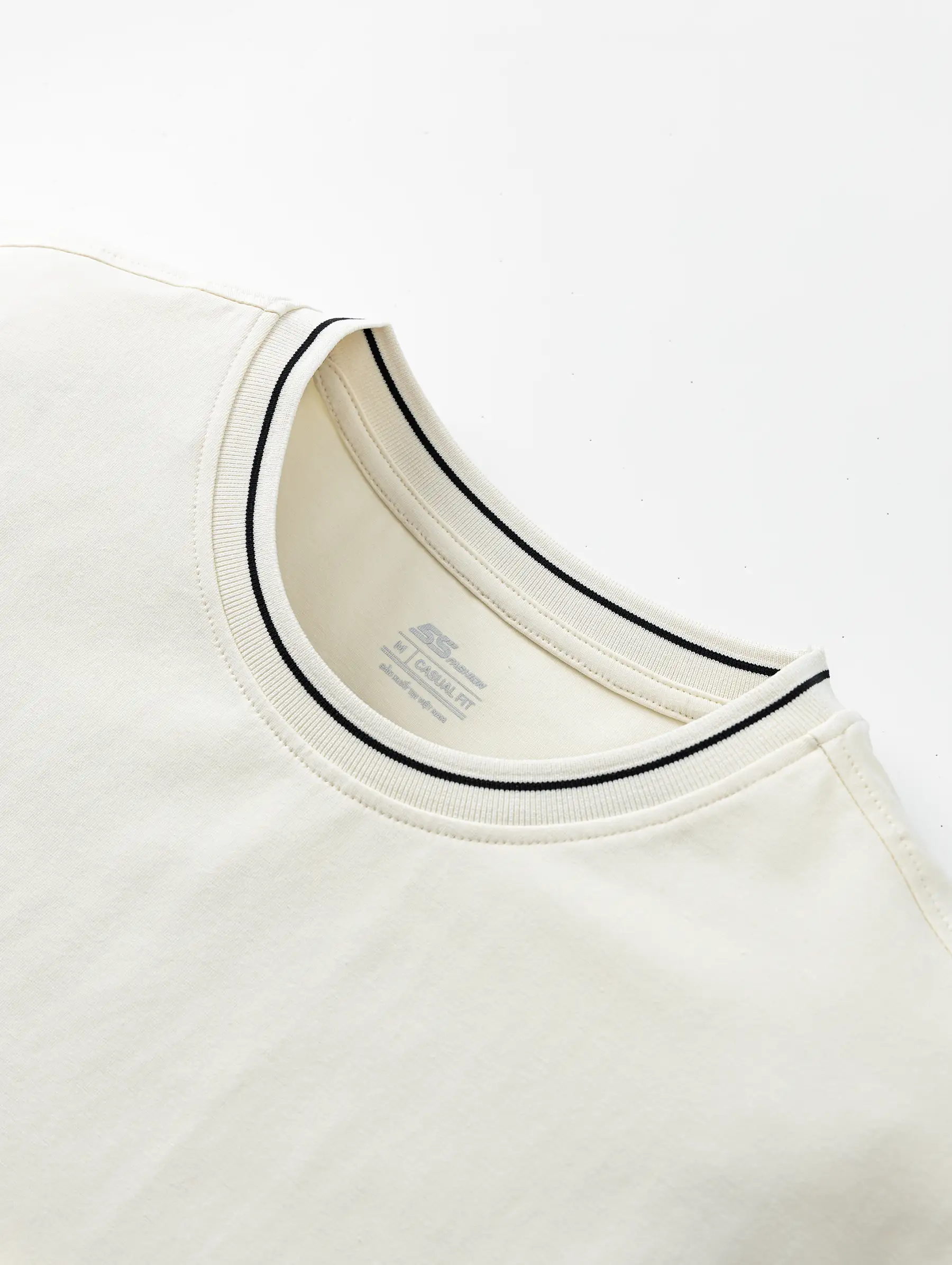 Áo Thun Nam Ngắn Tay 5S Fashion Cotton Phom Casual ATS25002