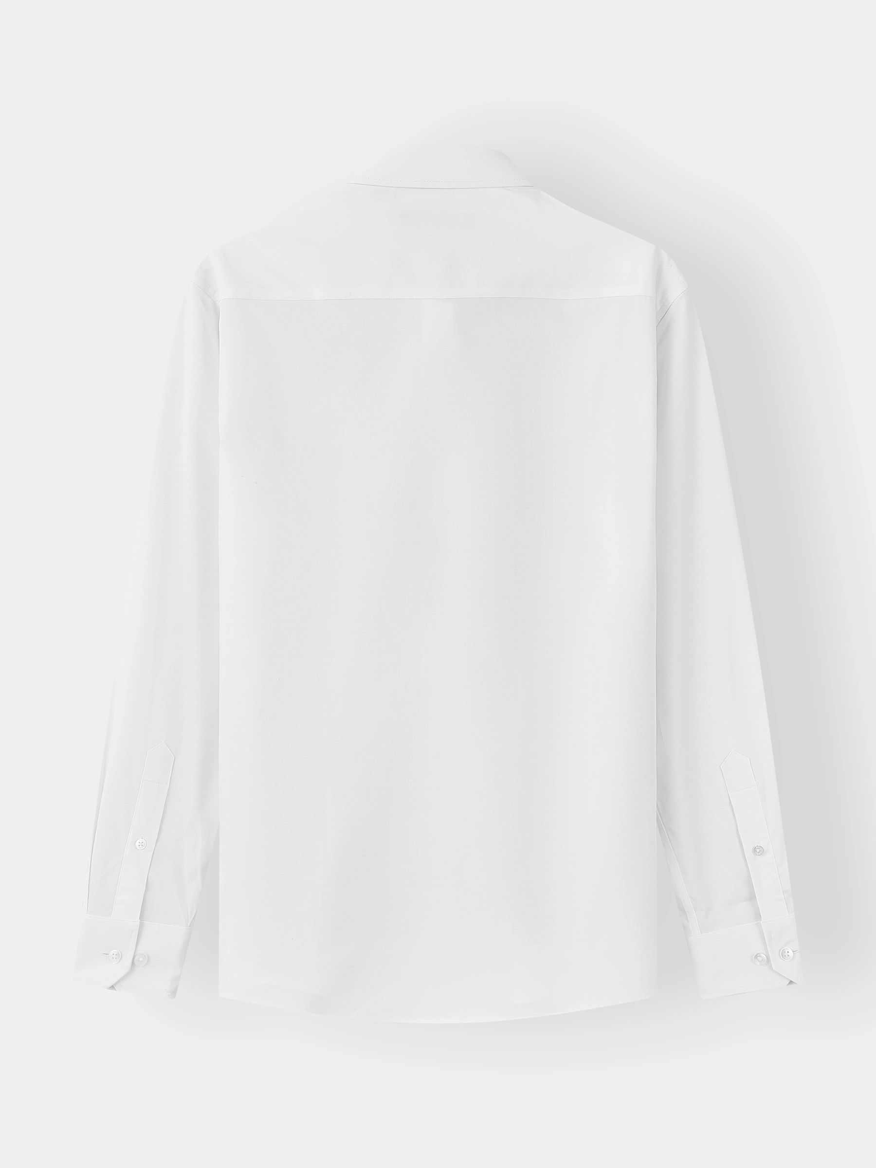 Áo Sơ Mi Nam Dài Tay Màu Trắng 5S Fashion Phom Slimfit M0ASM25065