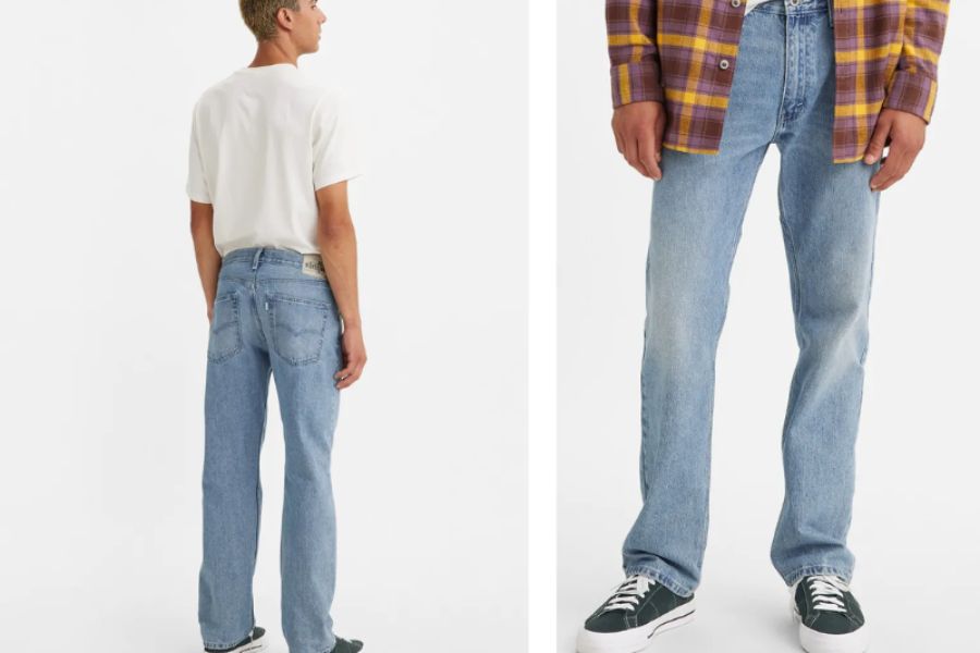 Levis - Brand quần jeans ống suông nam cao cấp