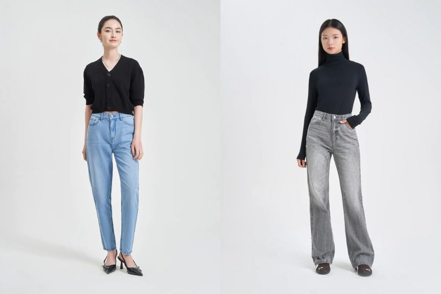 thương hiệu quần jean nữ Canifa
