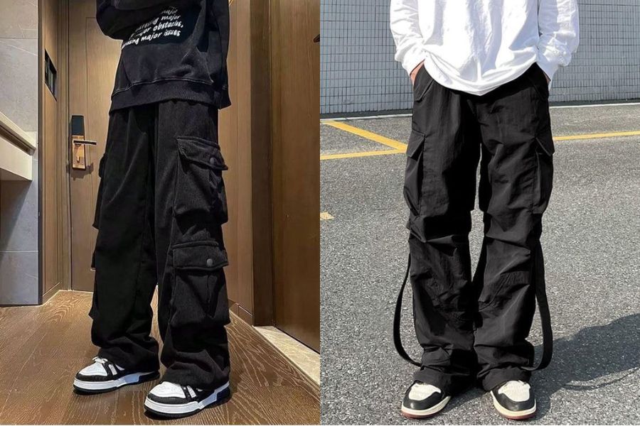 Named Men'S Wide Leg Cargo Pants 