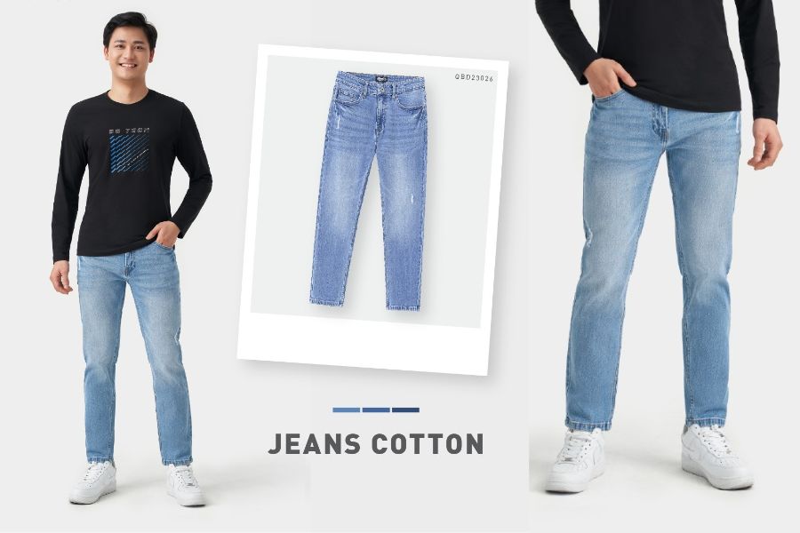 Quần jeans nam cotton