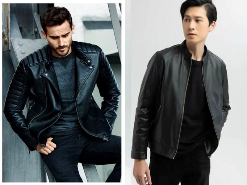 Leather Jacket Attracts With Its Cool, Masculine Appearance