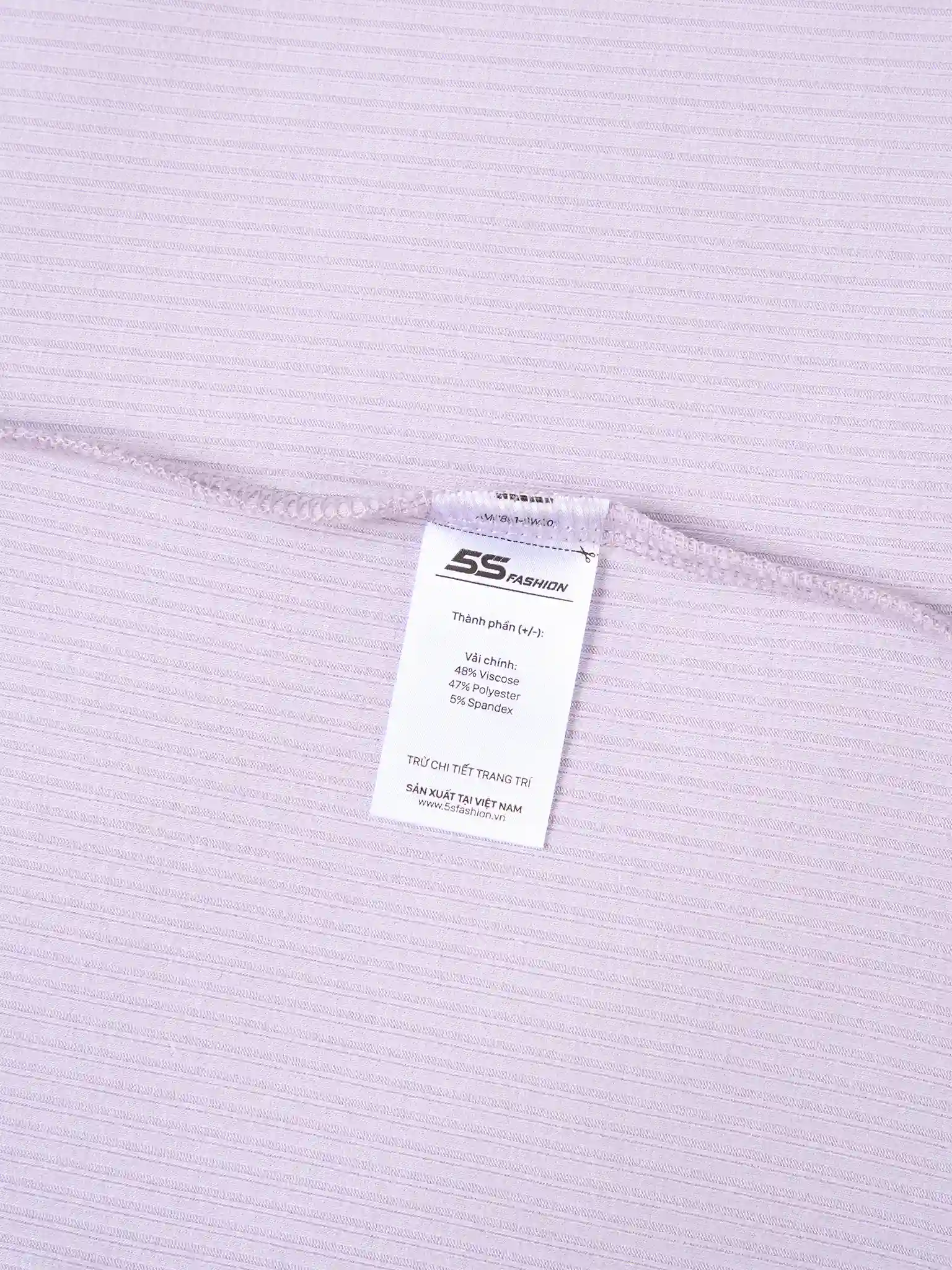 Áo Thun Bé Gái 5S Fashion Chất Gân Sọc Mềm Mại G0ATH25004