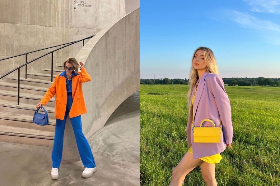 Kết hợp những gam màu tương phản gây ấn tượng