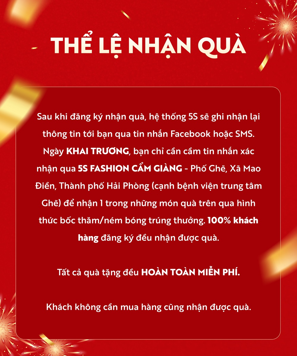 Khai trương 5S Fashion Cẩm Giàng
