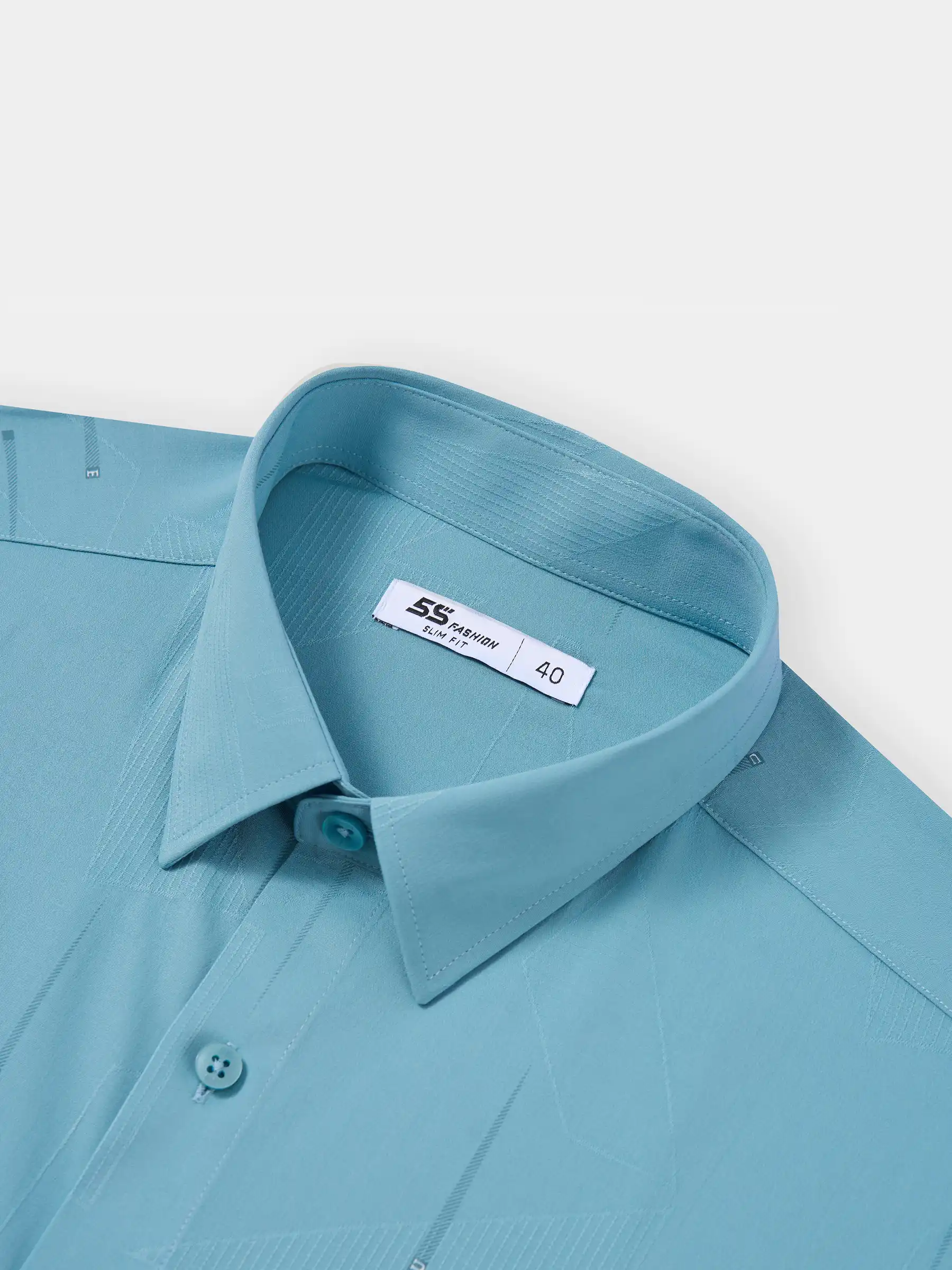 Áo Sơ Mi Nam 5S Fashion Họa Tiết Slimfit ASC25008