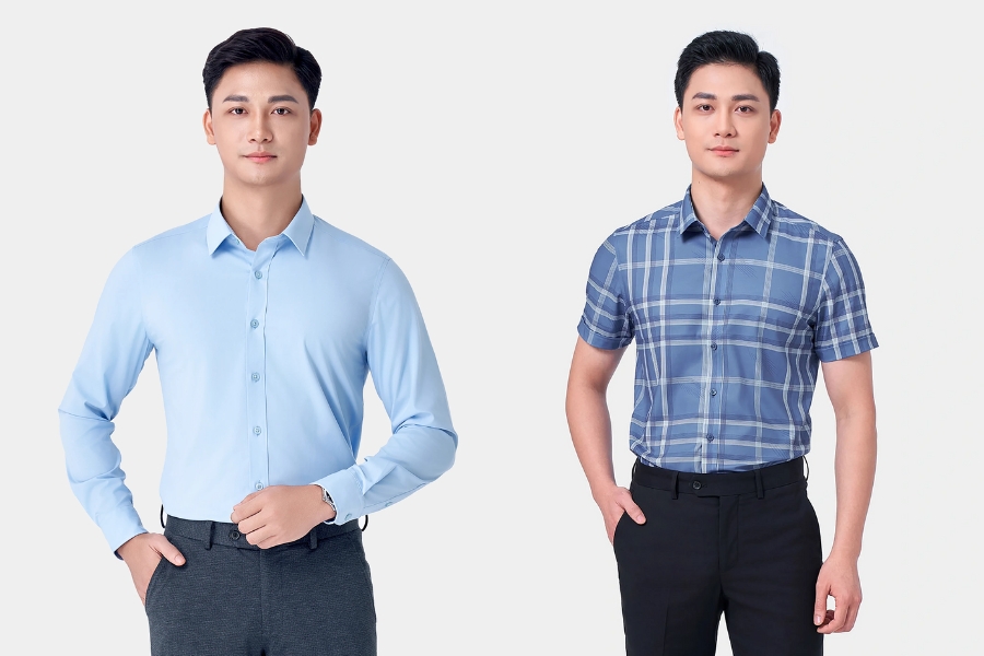 5S Fashion - Địa chỉ mua áo sơ mi nam trung niên chất lượng