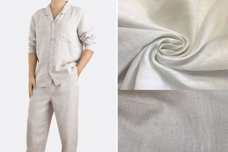 Vải Linen hay vải lanh để may đồ ngủ Pijama