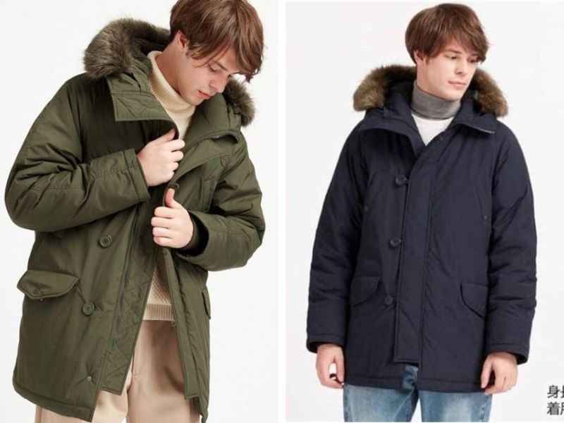 Áo parka nam Uniqlo