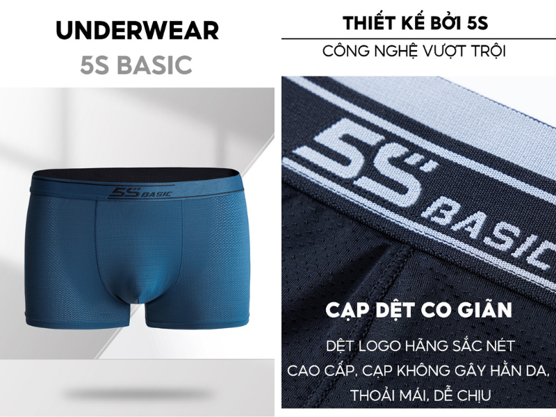 Quần lót nam chạy bộ dáng Boxer Briefs