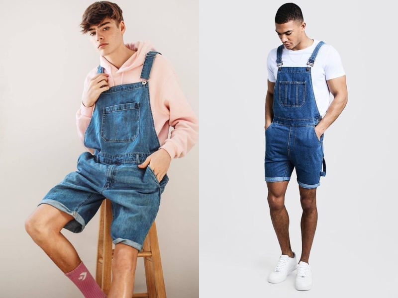 Matching Clothes With Men'S Cropped Overalls