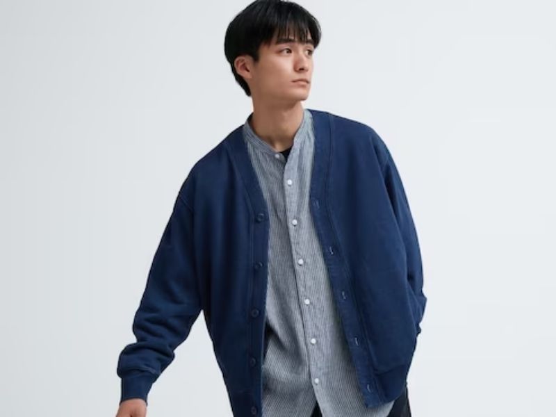 Áo cardigan nam Uniqlo