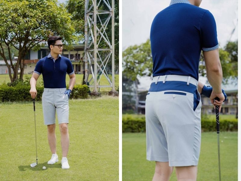 Về độ dài của quần short golf nam