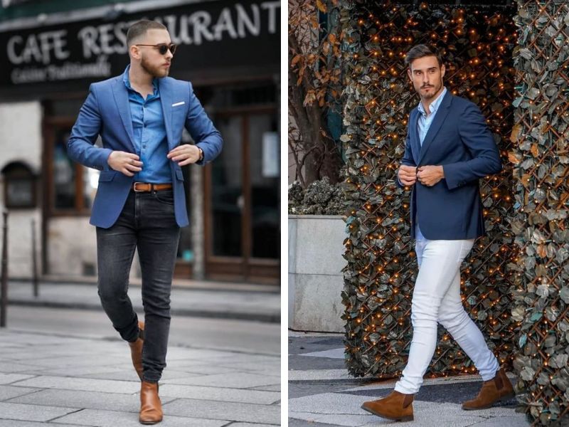 Mix áo vest nam phá cách với chelsea boot