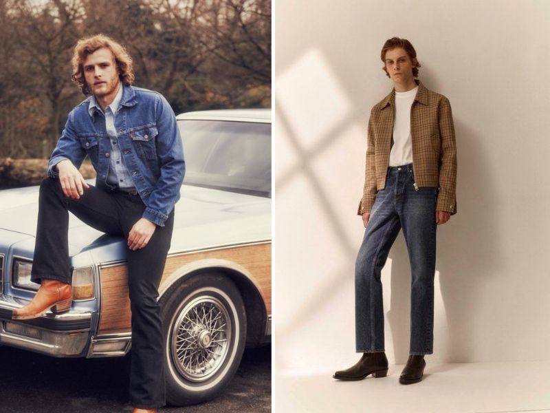 Quần Jean thời trang năm 1980