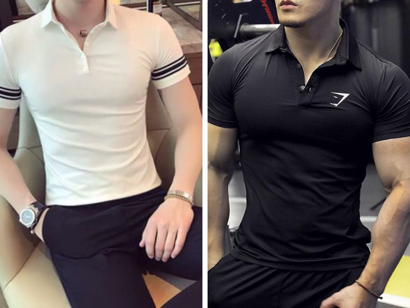 Các kiểu áo thun nam Slim fit