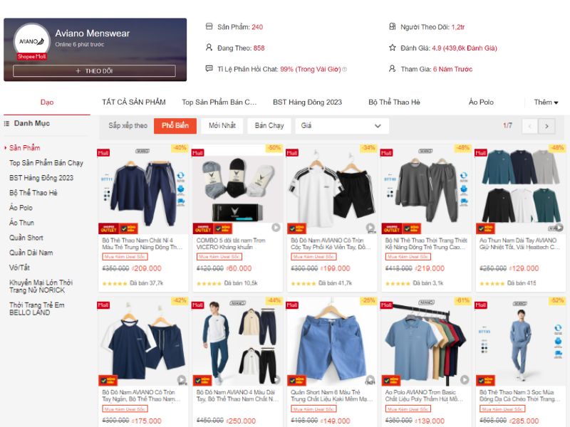 VICERO - Shop quần áo nam đẹp trên Shopee