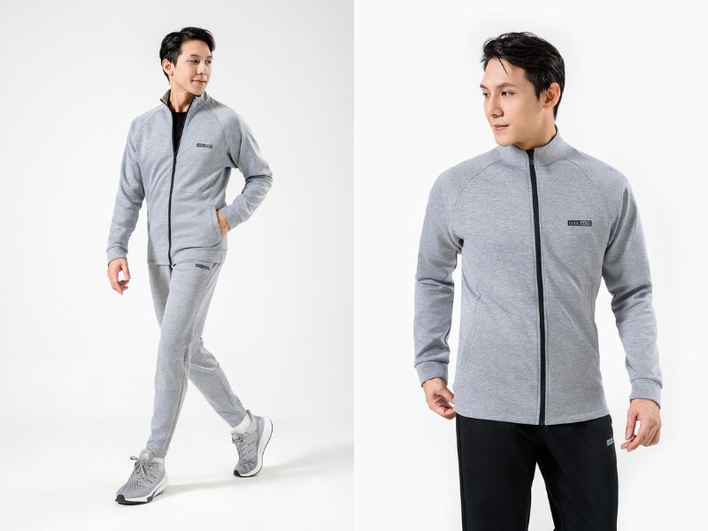 Jacket local brand giá rẻ Coolmate kiểu dáng thể thao khỏe khoắn