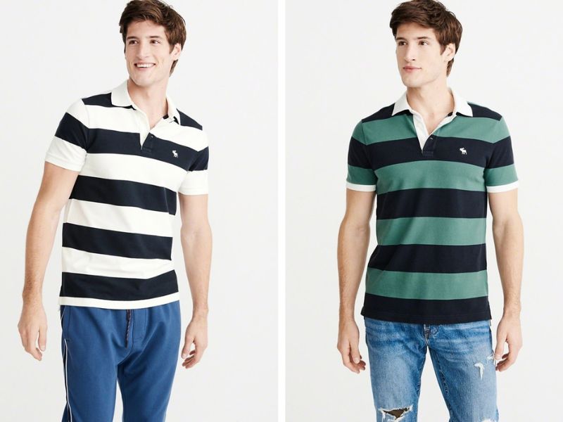 Áo polo Classic Fit của Abercrombie & Fitch đơn giản và tinh tế