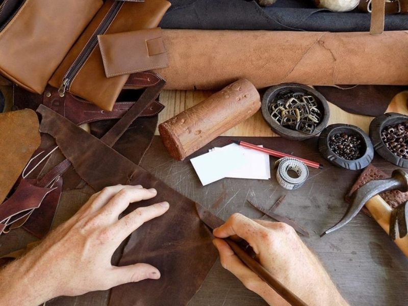 Grinding And Surface Treatment To Create A Soft, Smooth And Shiny Leather