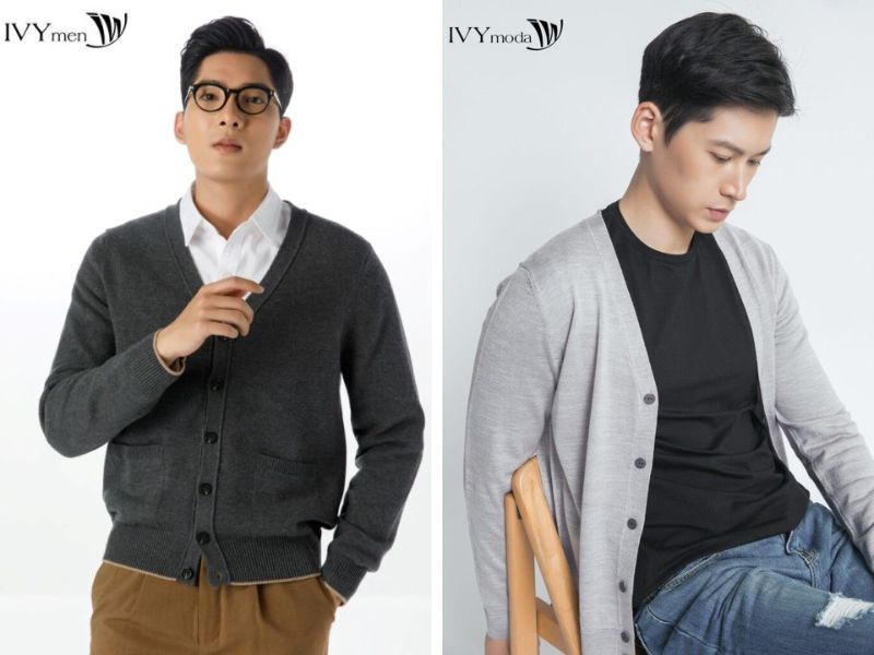 Áo len Cardigan nam đến từ thương hiệu Evy Moda