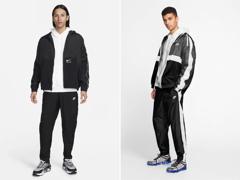Phối Tracksuit với áo hoodie