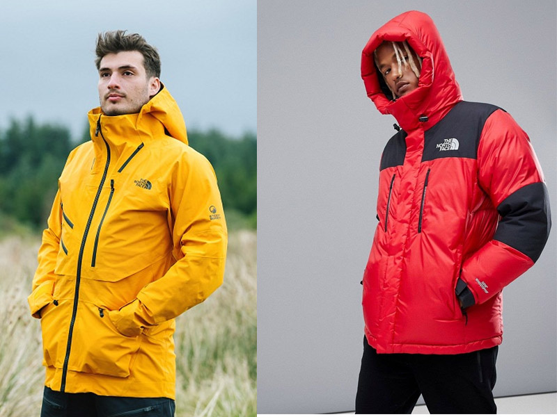 Áo của The North Face nổi tiếng với khả năng chống thấm, kháng nước, phù hợp mang trong điều kiện khắc nghiệt 