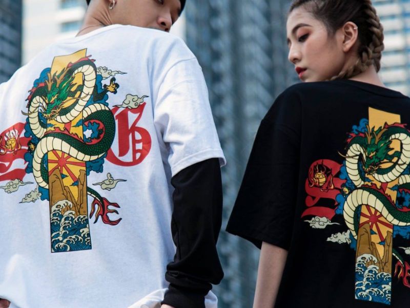 Street Gang là một trong các local brand streetwear lấy cảm hứng từ hình ảnh rồng, hổ,...
