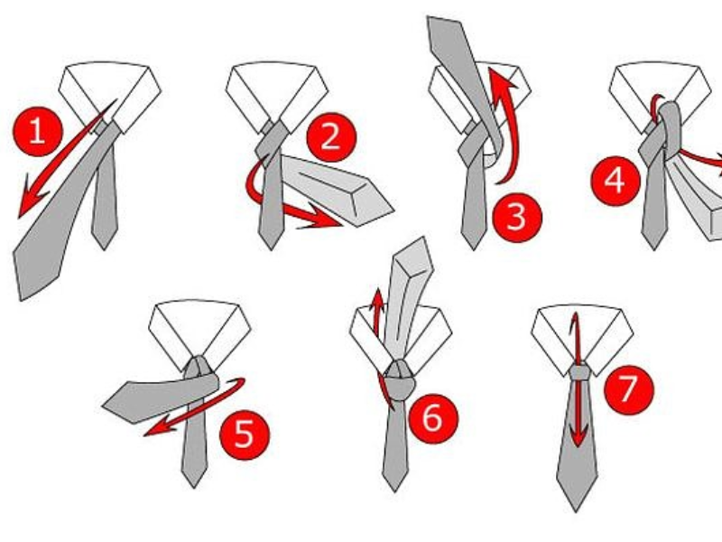 Cách thắt cà vạt Half-Windsor