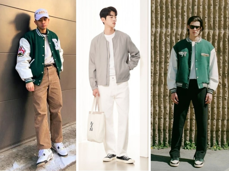 Áo bomber có lẽ chính là sự lựa chọn hoàn hảo nhất dành cho các chàng trai