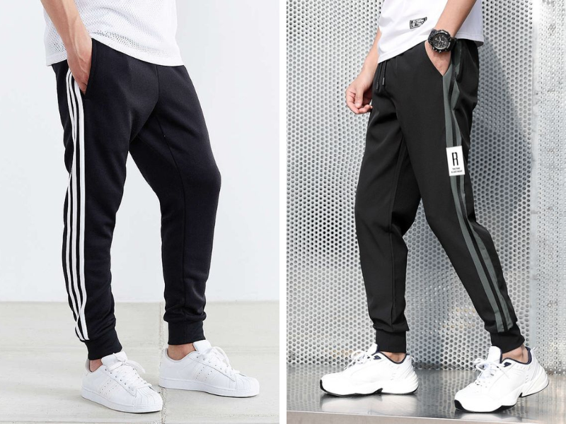 Quần jogger nam sọc cá tính