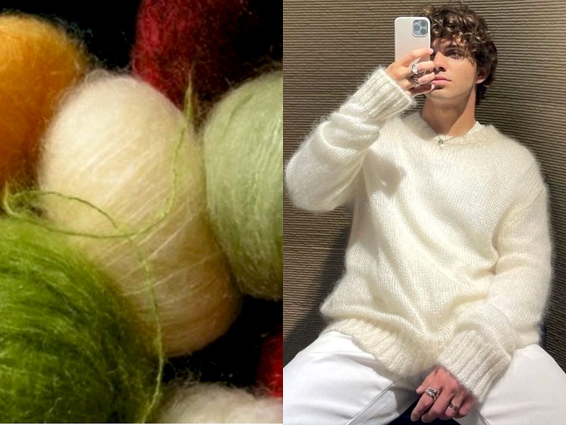 Adult Mohair Material Is Widely Used In Daily Life 