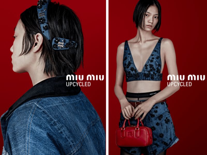 Bộ sưu tập “Miu Miu Upcycled” của thương hiệu Miu Miu