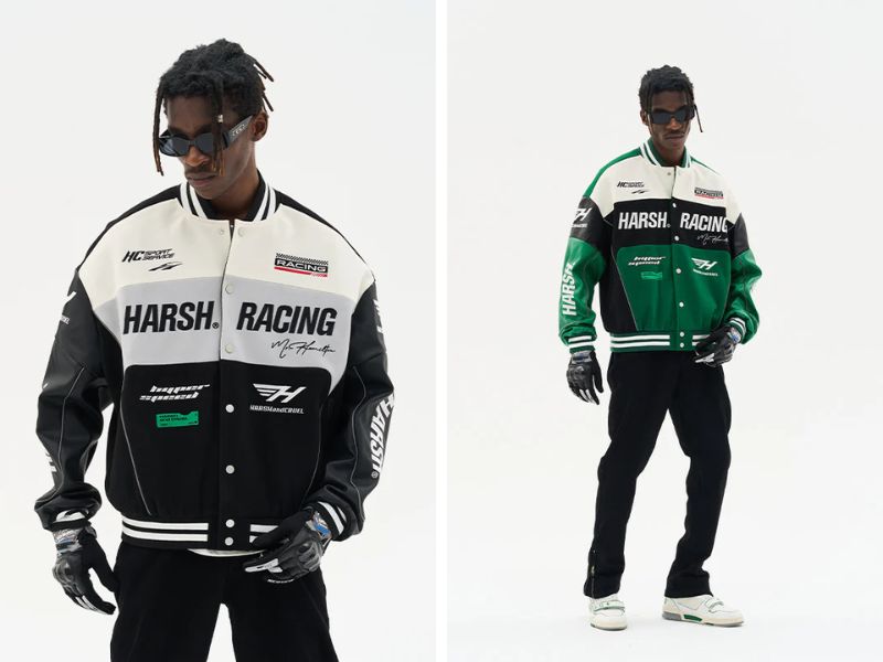 Racing Jacket hiện nay được sử dụng trong nhiều sự kiện và được mọi lứa tuổi yêu thích