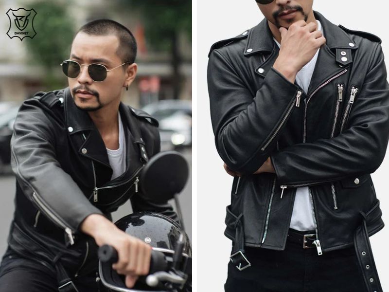 Thương hiệu bán áo biker da thật đẹp Davinet